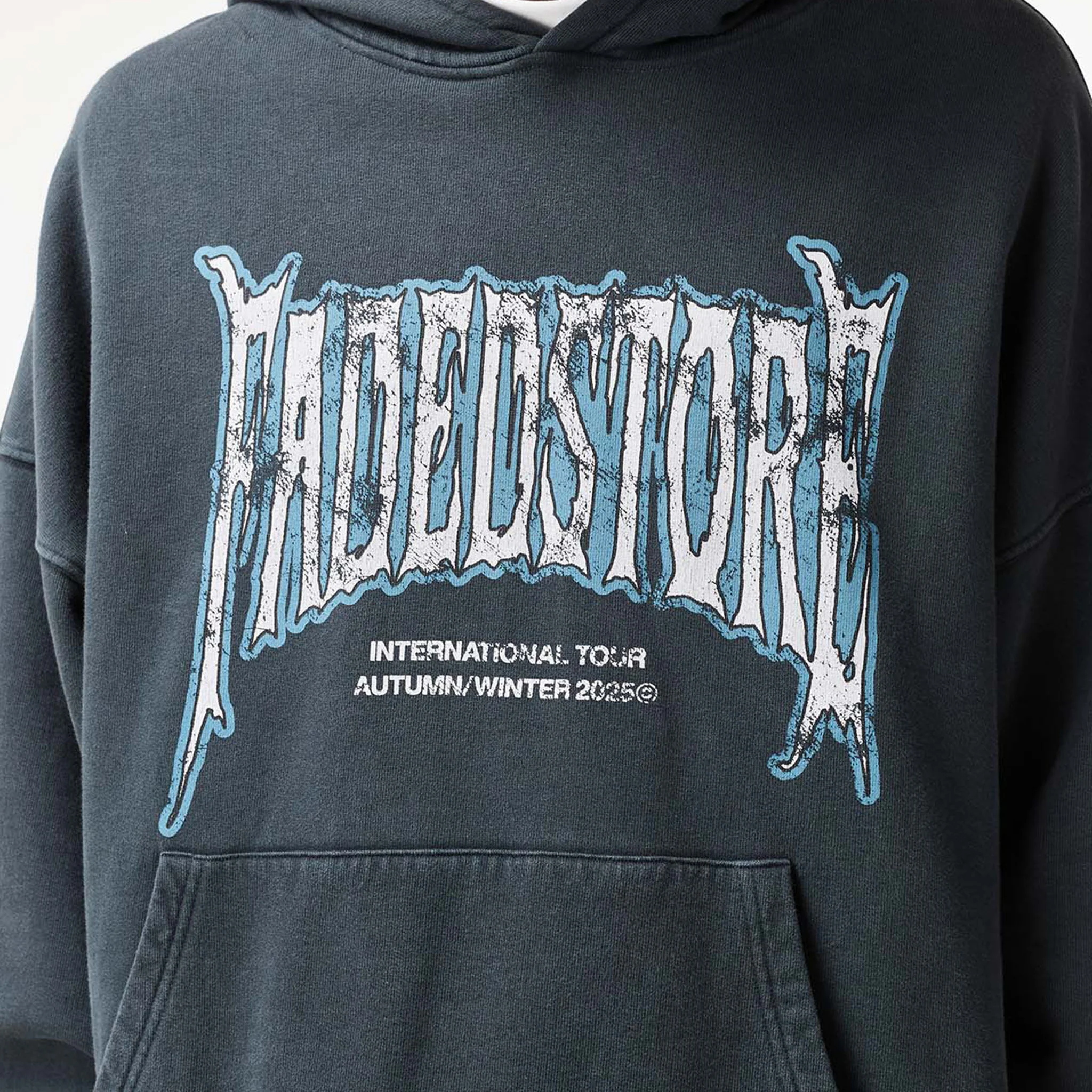 Blackletter Hoodie | Washed Black - Image 3