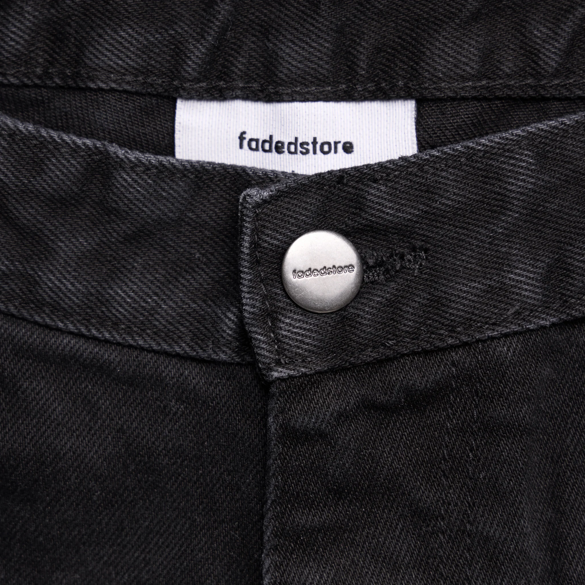 Carpenter Denim Shorts | Washed Black - Image 4