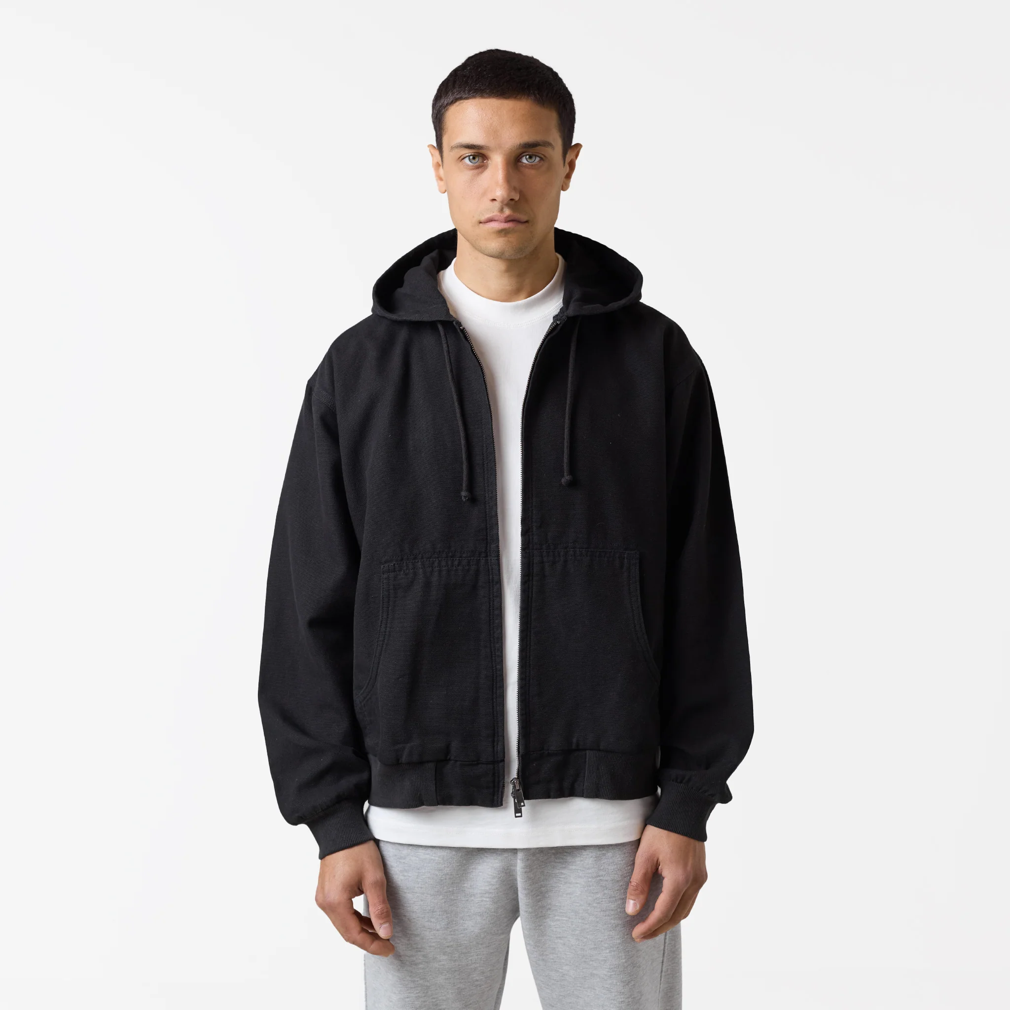 Core Canvas Jacket | Washed Black
