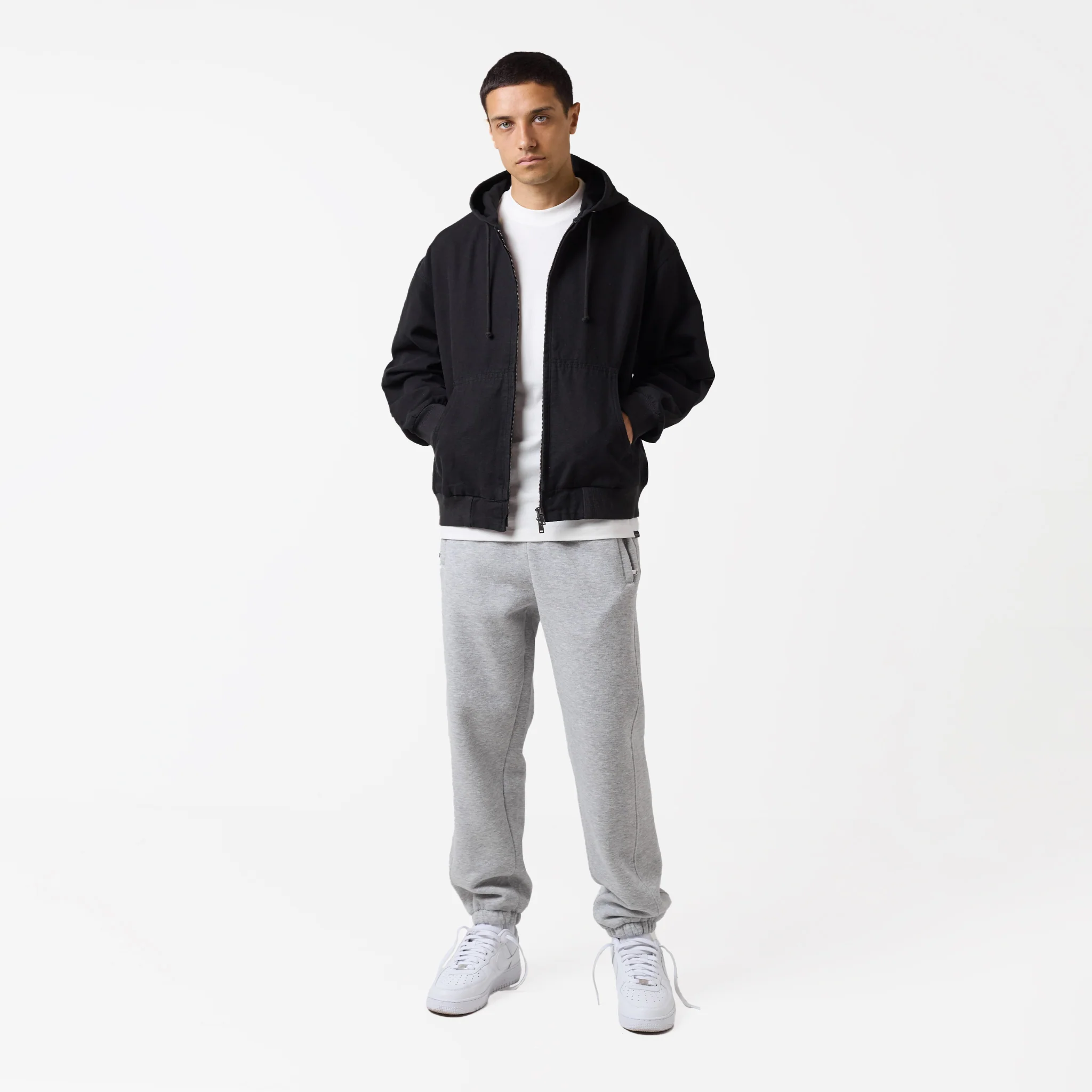 Core Canvas Jacket | Washed Black - Image 2