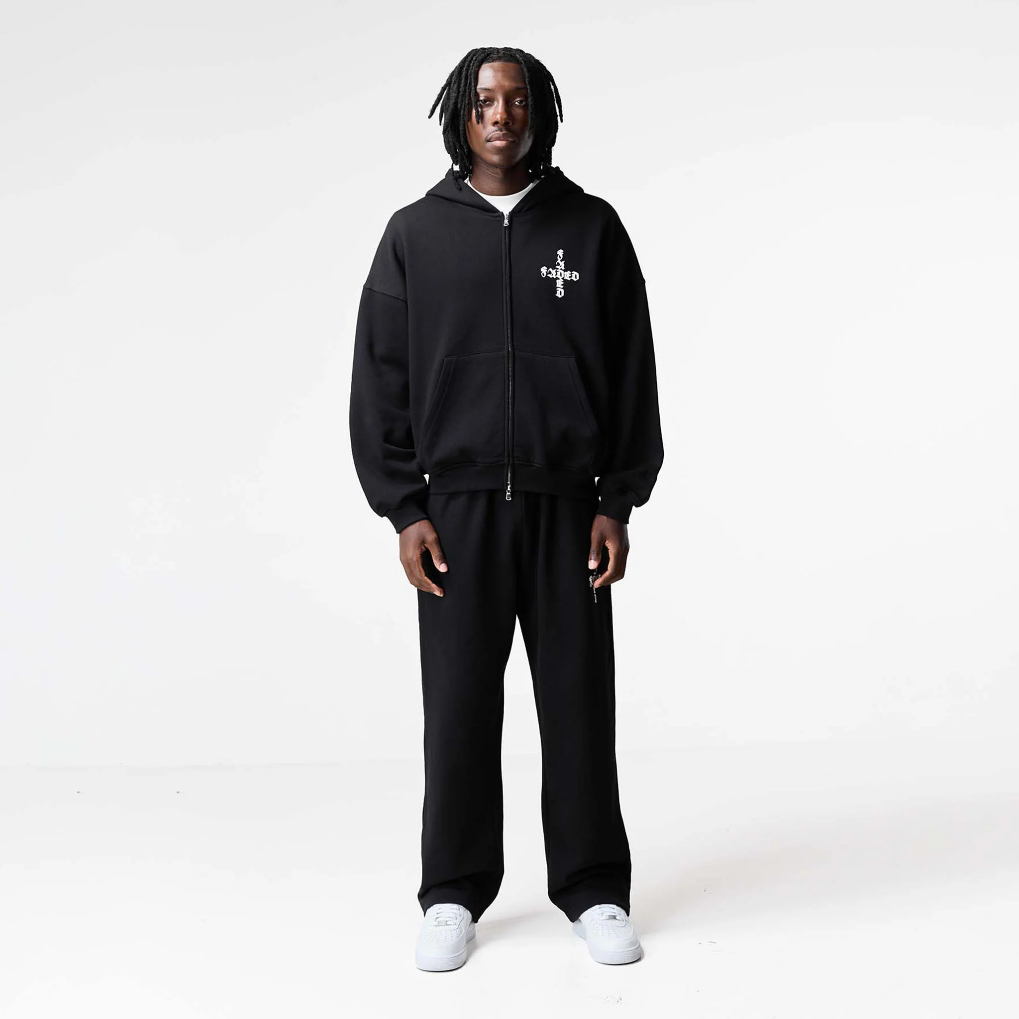 Gothic 2.0 Full Zip Hoodie | Black - Image 4