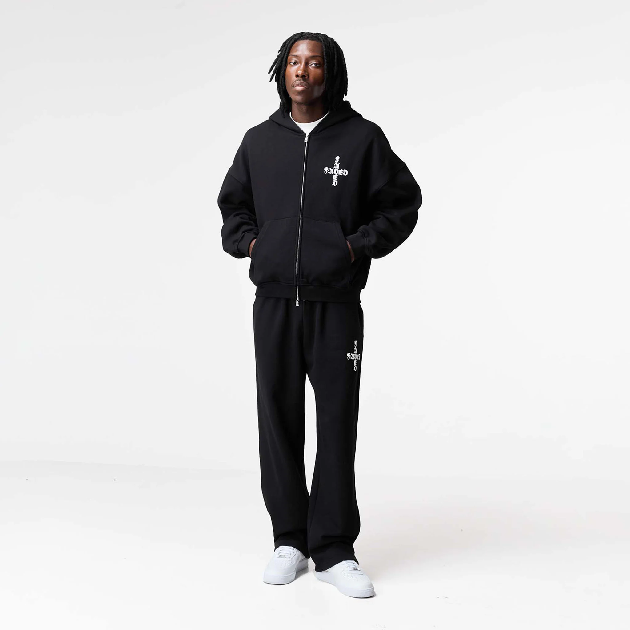 Gothic 2.0 Full Zip Hoodie | Black - Image 7