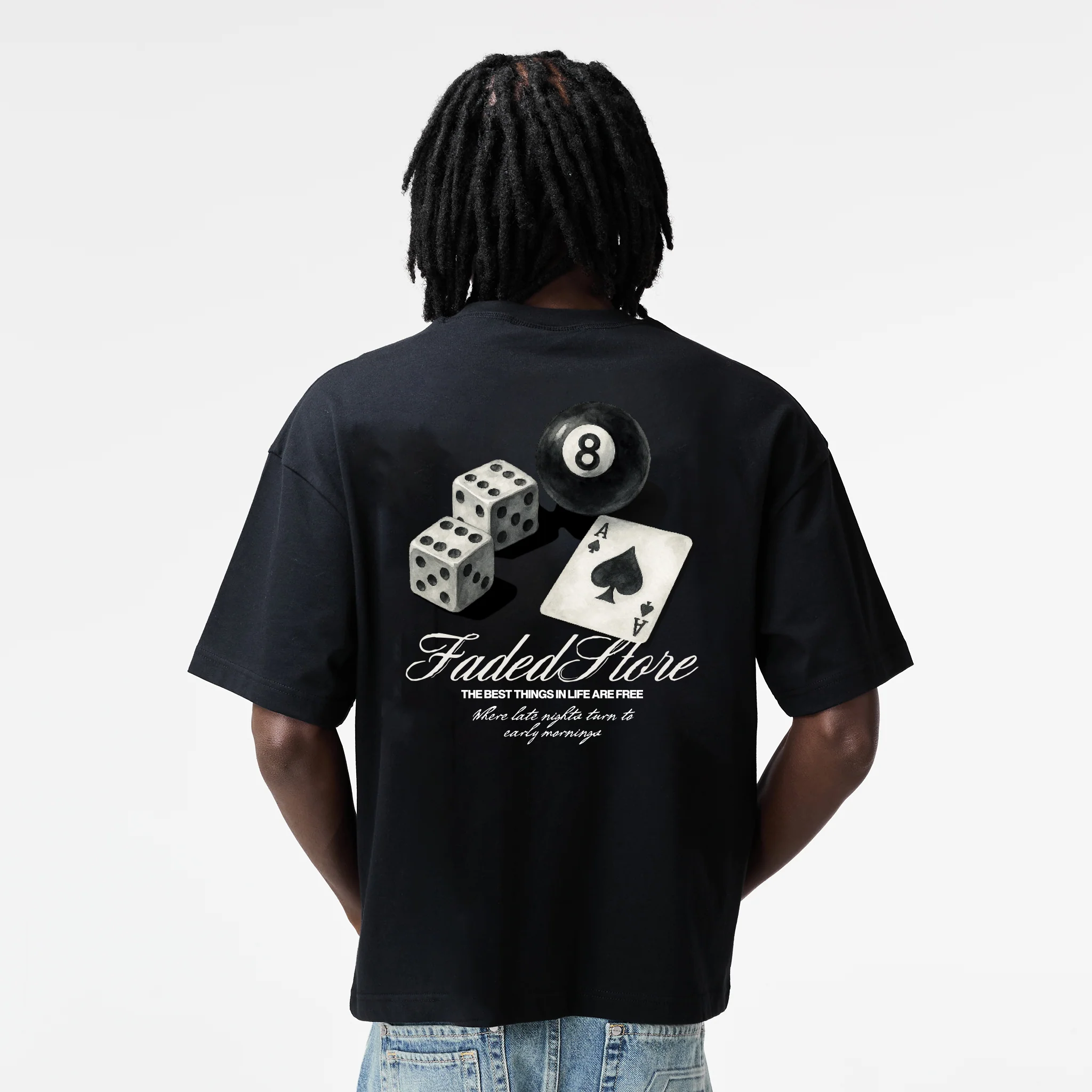 Late Nights T-Shirt | Black - Image 2