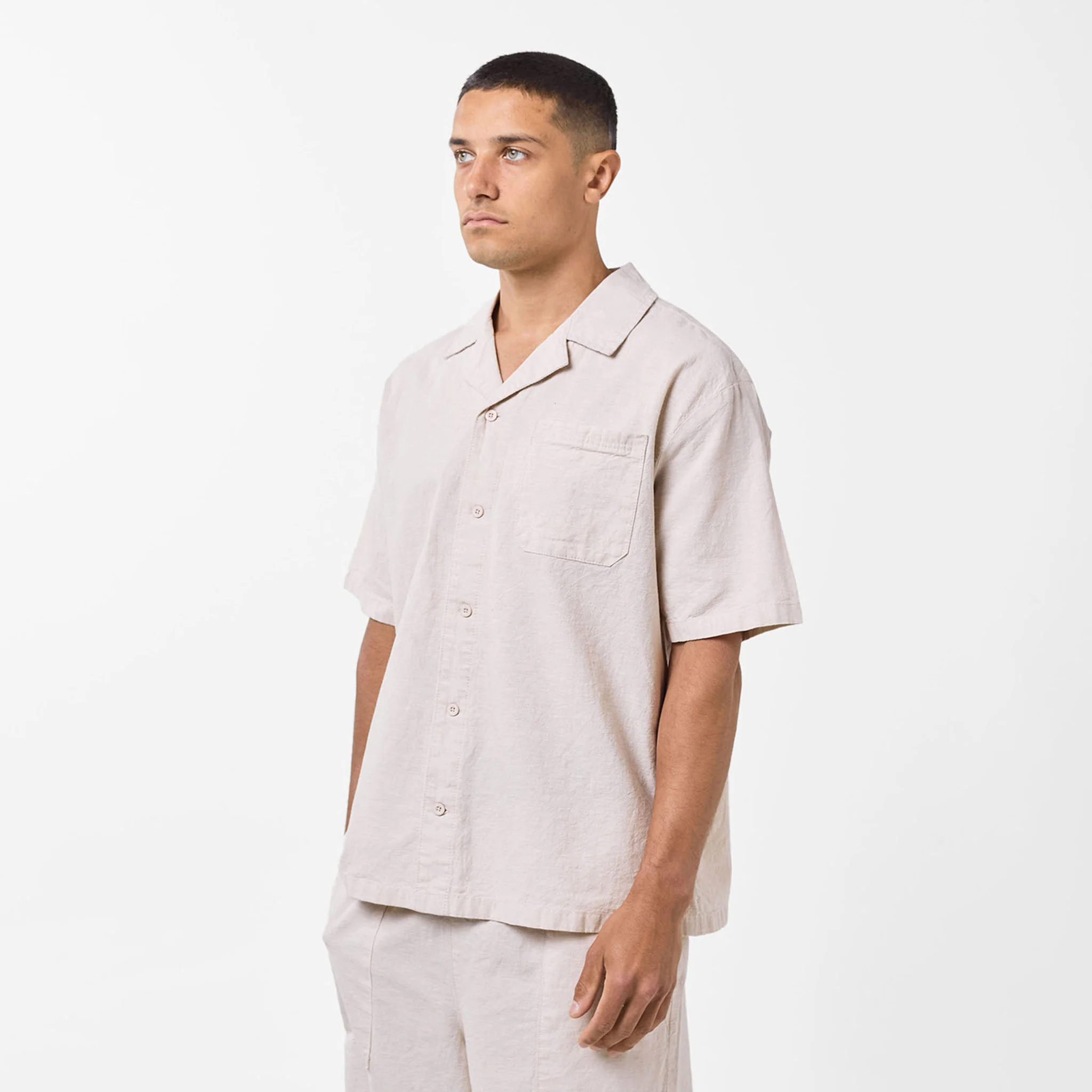 Linen Twinset | Stone - Image 2