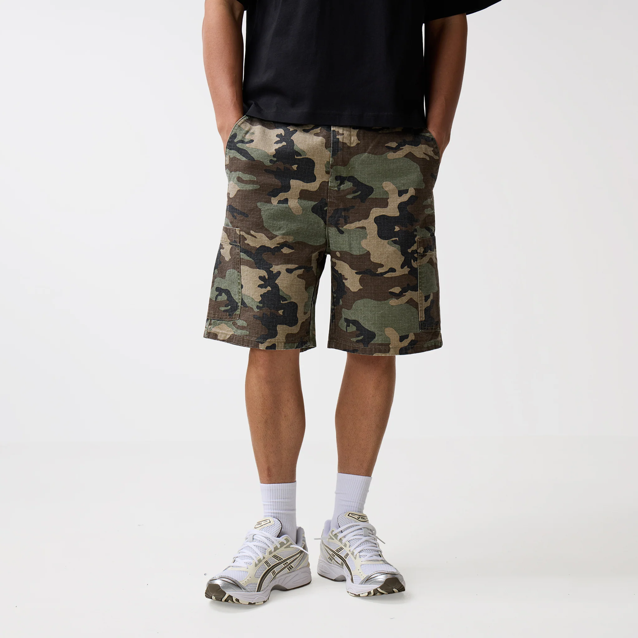 Longline OG Camo Cargo Short | Green - Image 8