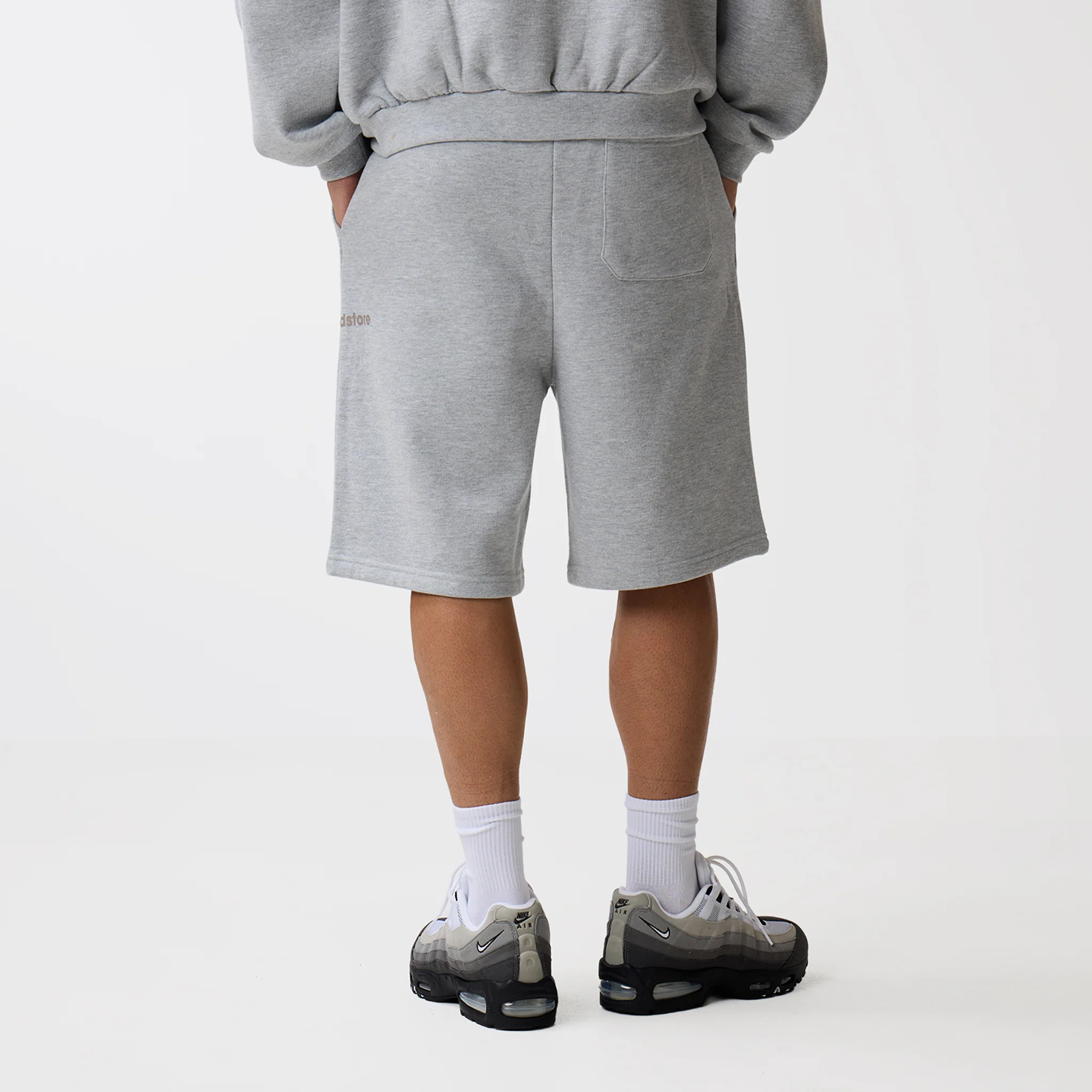 Longline Short | Grey Marl - Image 6
