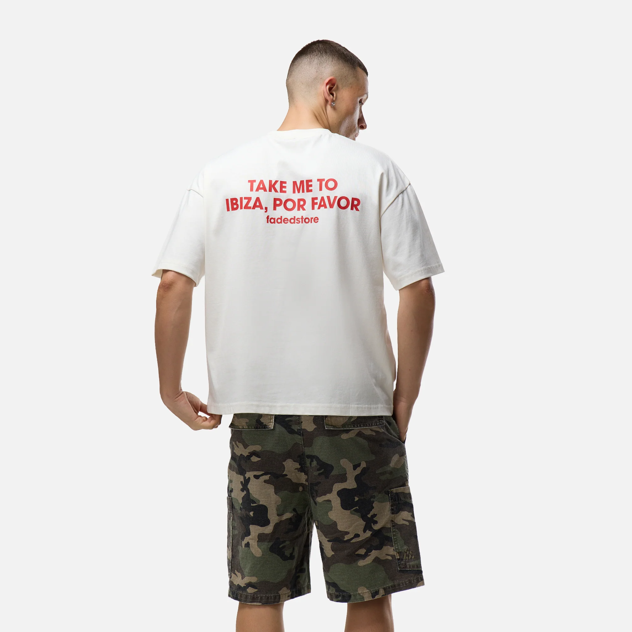 Por Favor T-Shirt | Chalk - Image 7