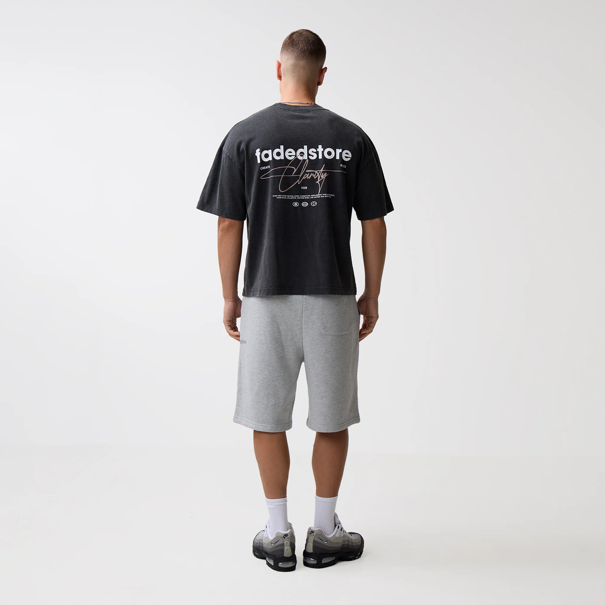 Space For Clarity T-Shirt | Washed Black - Image 8