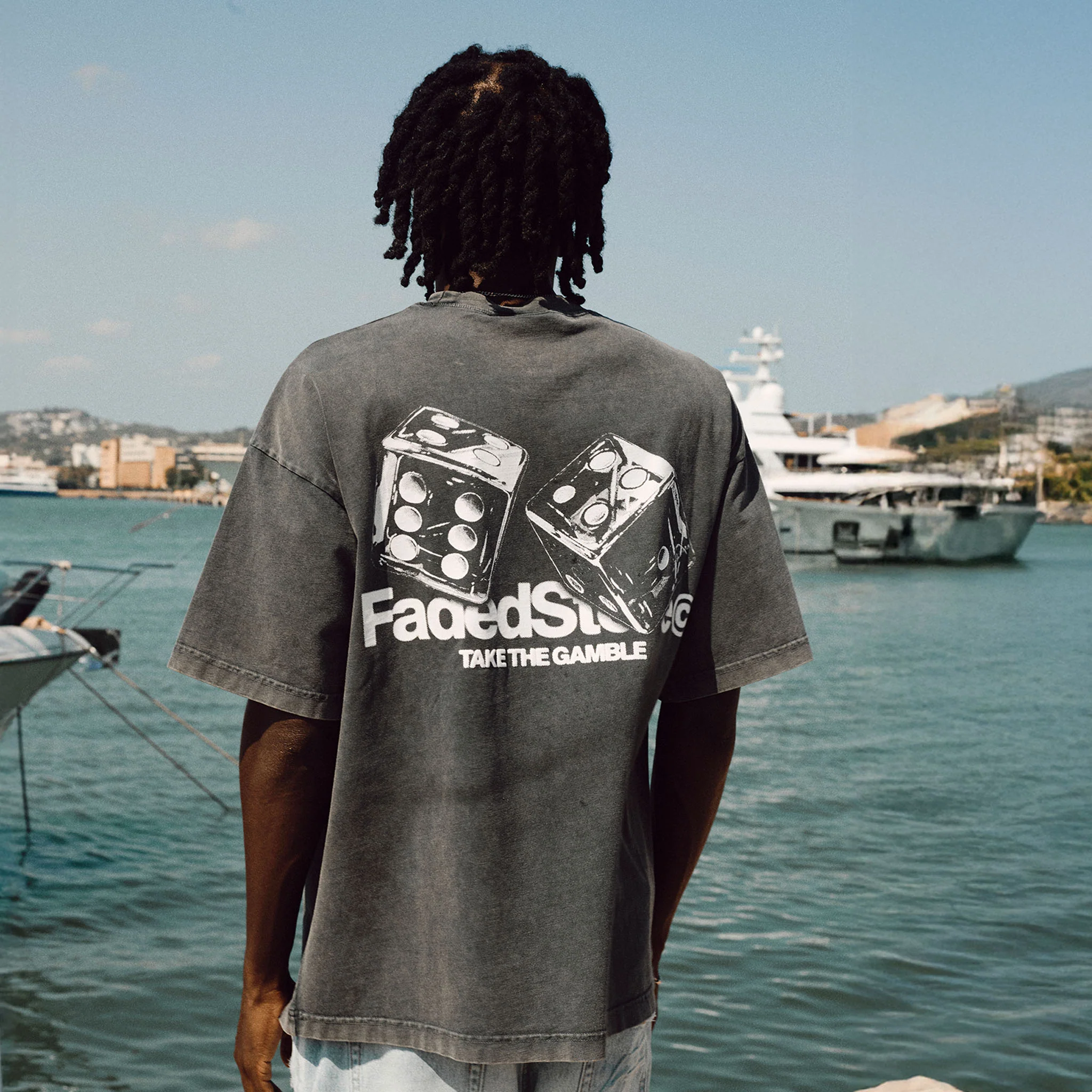 Take The Gamble T-Shirt | Acid Wash - Image 2