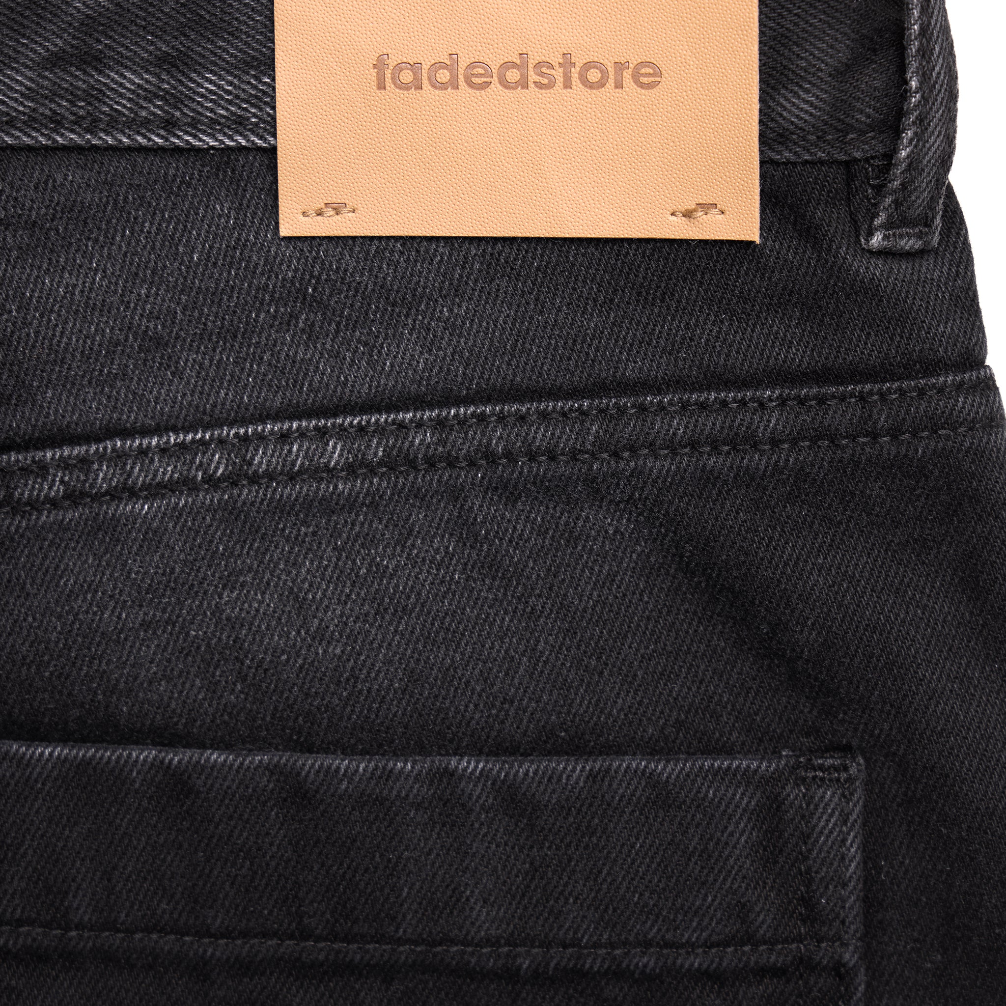 Unpicked Denim Shorts | Washed Black - Image 7